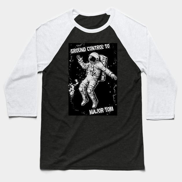 Major Tom Baseball T-Shirt by BarrySullivan